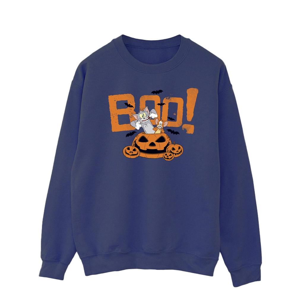 Tom & Jerry Mens Halloween Boo! Sweatshirt