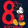 Disney Childrens/Kids Mickey Mouse Shirt 8th Birthday Hoodie