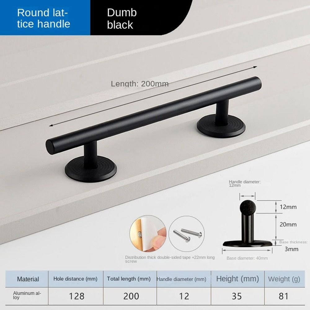 Aluminium Alloy Door Handle Hardware Door Handlebar Fashion Door Knob Cabinet