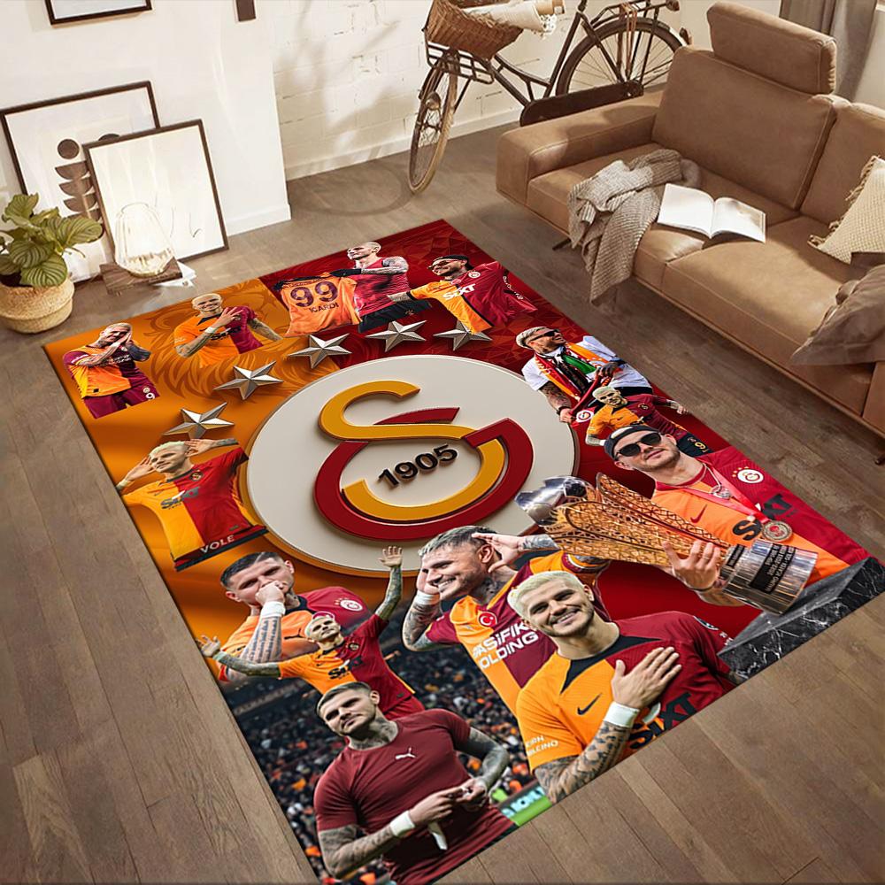 Galatasaray 329 Carpet Perfect for Hallway Bedrooms Playrooms Balcony Antislip Carpet Anime Office Decor Birthday/Christmas Gift