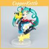 Hatsune Flower Miku Skirt Jumping Model Ornament For Desktop And Decoration Room
