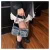 Underarm Bag Retro Denim Bag Handbag Cloth bag Fashion Spicy Girl Shoulder Bag  Girls
