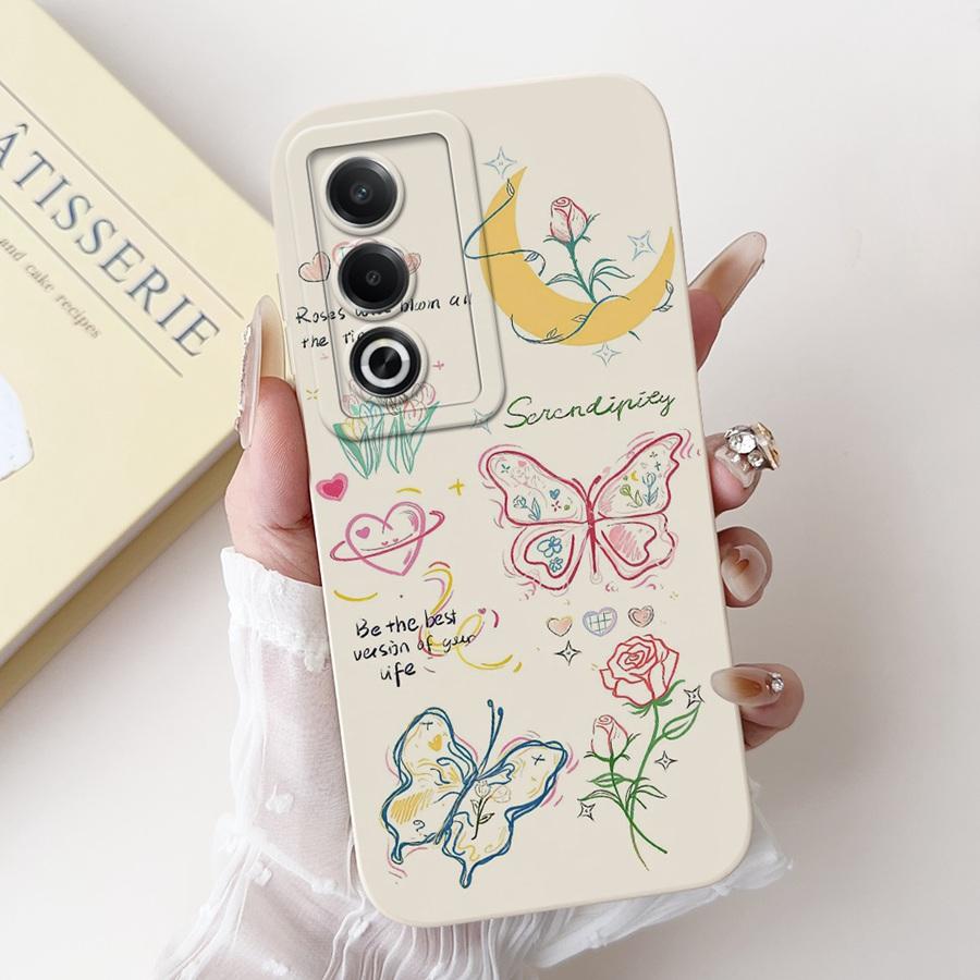 For OPPO A80 5G Case CPH2639 Cute Cartoons Painted Soft Jelly Silicon Back Covers for OPPOA80 5G A 80 Phone Cases Funda Coque
