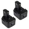 Совместимый с Powayup Hitachi 12v Совместимый с Hitachi Набор из 2 EB1212S EB1214L EB1214S EB1220BL EB1220HL EB1220HS EB1220RS EB1222HL EB1226HL EB1230HL