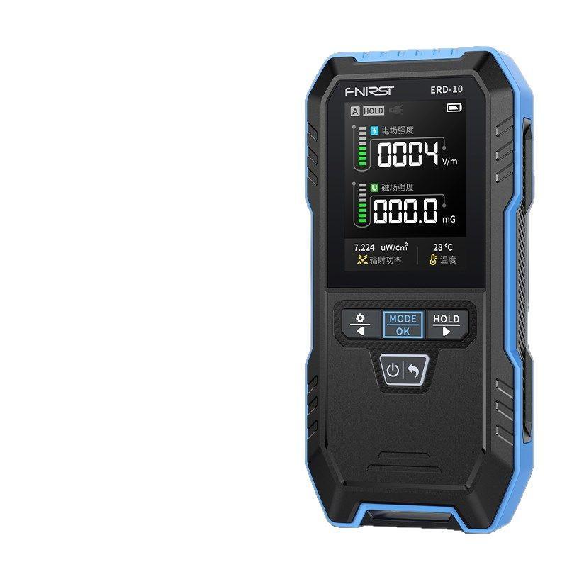 ERD-10 EMF Meter HD Electromagnetic Radiation Detector Electric & Magnetic Field Strength RF Power Temperature Monitor Alarm