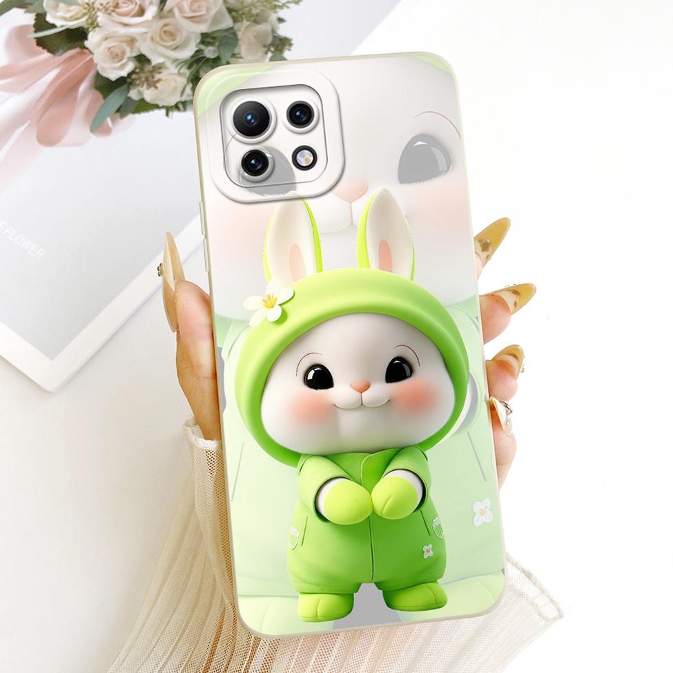 Чехол для Xiaomi Mi 11 Lite Чехол для Xiaomi Mi 11 Lite 5G Модный Мультяшный Милый Смешной Расписной Силиконовый Чехол для Телефона