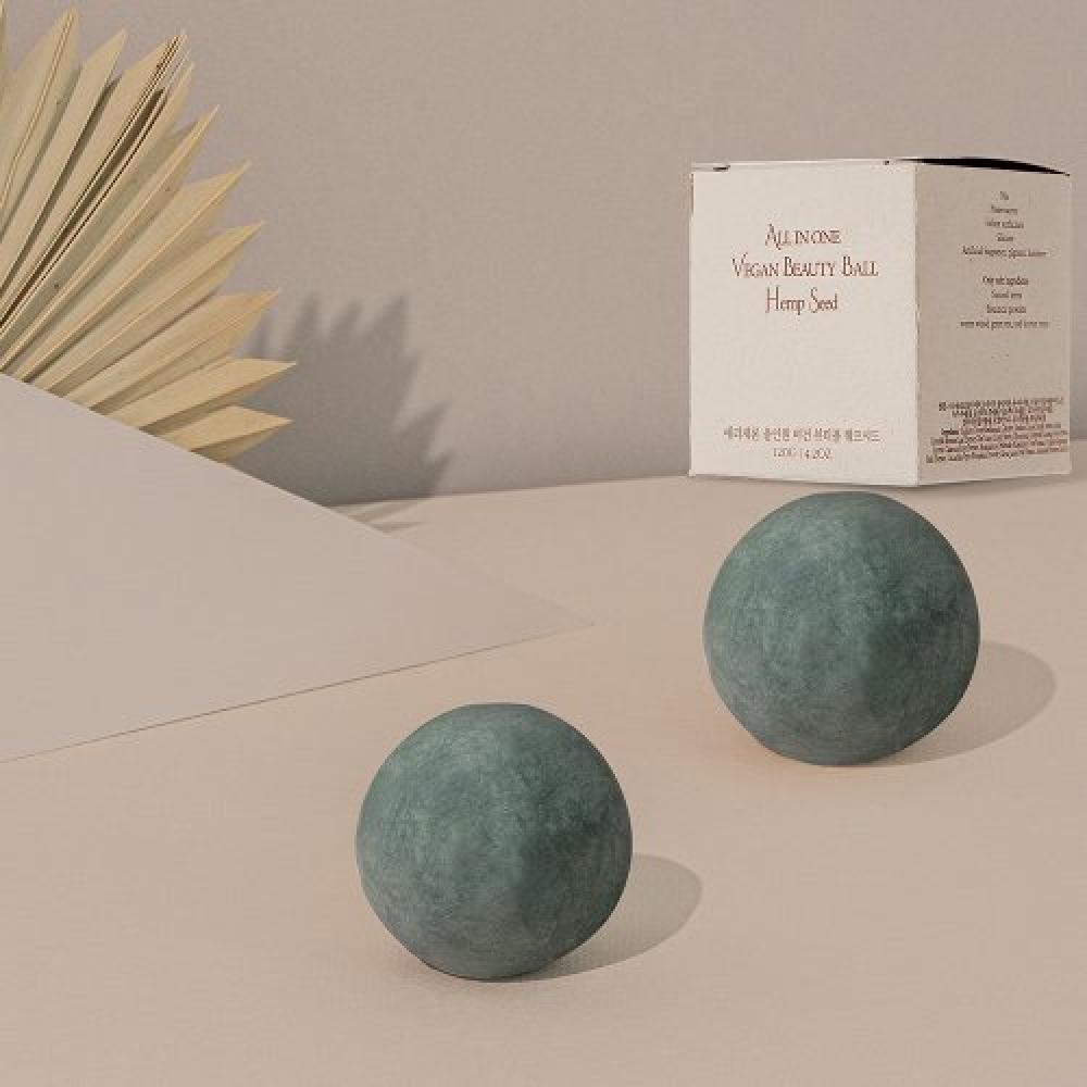 Эригерон Шампунь-брусок 3-в-1 Веганский Beauty bAll   Семена конопли