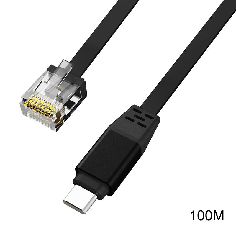 1000м Кабель-переходник Type-C на RJ45 Сетевой адаптер для телефона (проводной) Для iPhone Для iPad Ноутбука Планшета Для Huawei Xiaomi