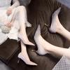 Fashion Single Shoes New Pointed Fashion Shallow Mouth Thin Heel Sleeve Foot Professional High Heels Women's Shoes2024