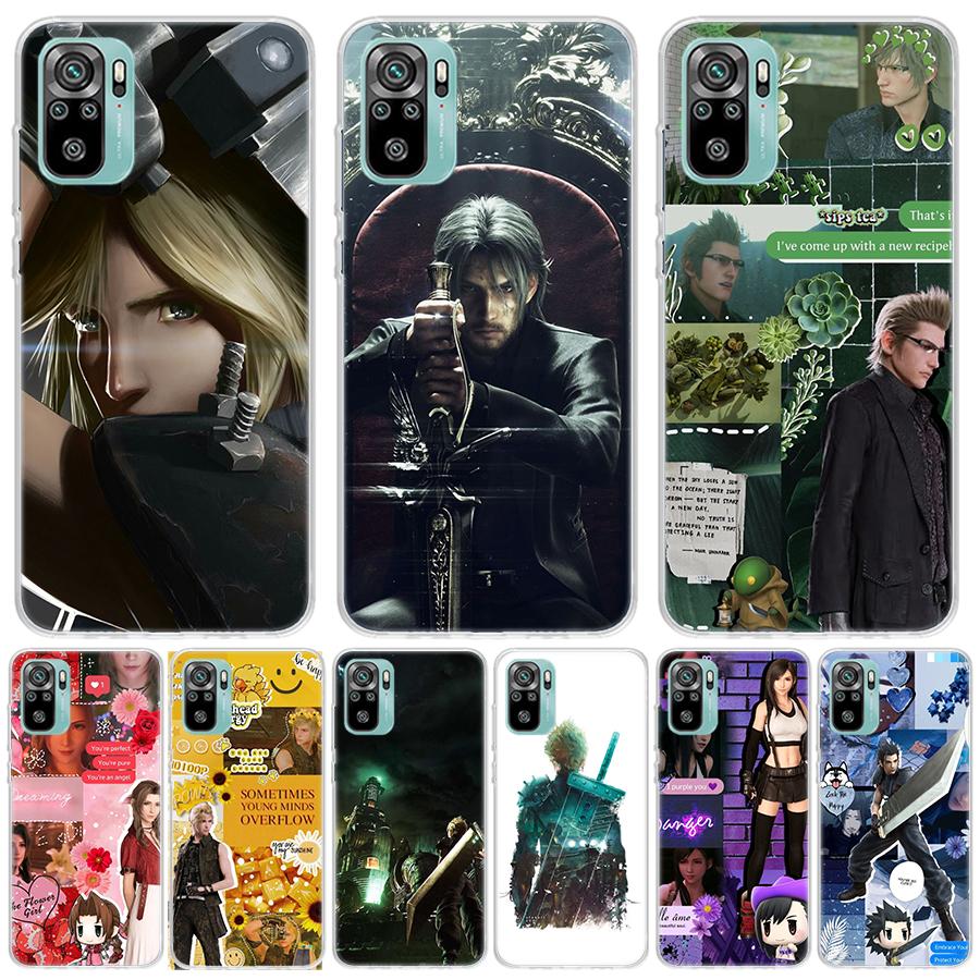 Final Fantasy Game For Xiaomi Redmi Note 14 13 12 11 10 Pro Phone Case 12S 11S 11T 11E Plus 14Pro 13Pro 12Pro 11Pro Cover Note 1