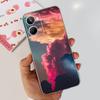 Милый чехол с рисунком Цветущего Кота для Realme 10 / Realme 10 Pro / Realme 10 Pro+ Мягкий Силиконовый TPU Чехол для Realme10 4G 10Pro Plus
