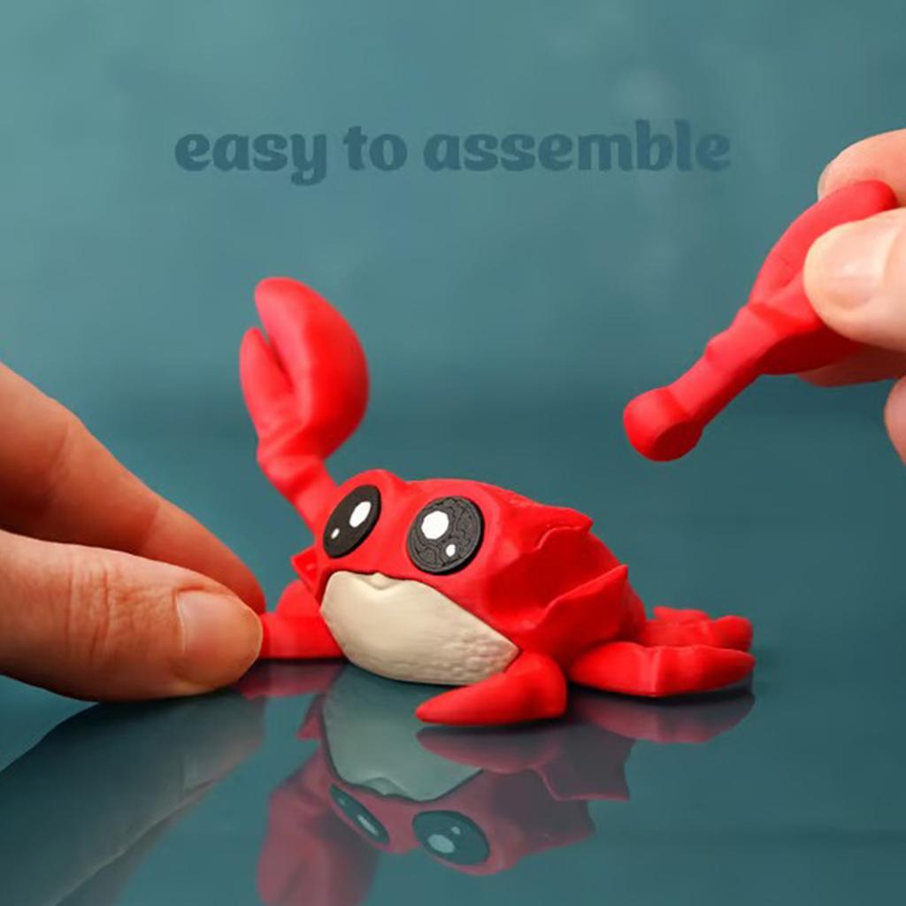 Home Furnishings Crab Table With 3D Printed Crafts Ornament