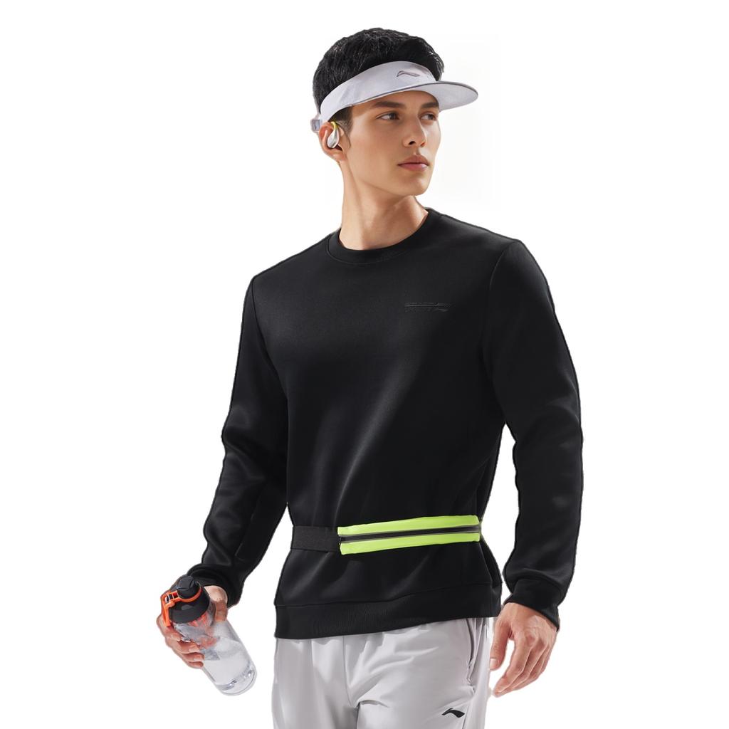Спортивная футболка Li Ning с круглым вырезом и логотипом бренда для мужчин AWDVF05-4