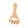 Household Wooden Massage Roller Handheld Manual Muscle Roller Sticks Hand Push Reflexology Trigger Point Massager