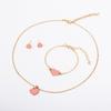 Minimalist Butterfly Jewelry Set Dripping Oil French Bracelets Earrings Set  Gift Giving