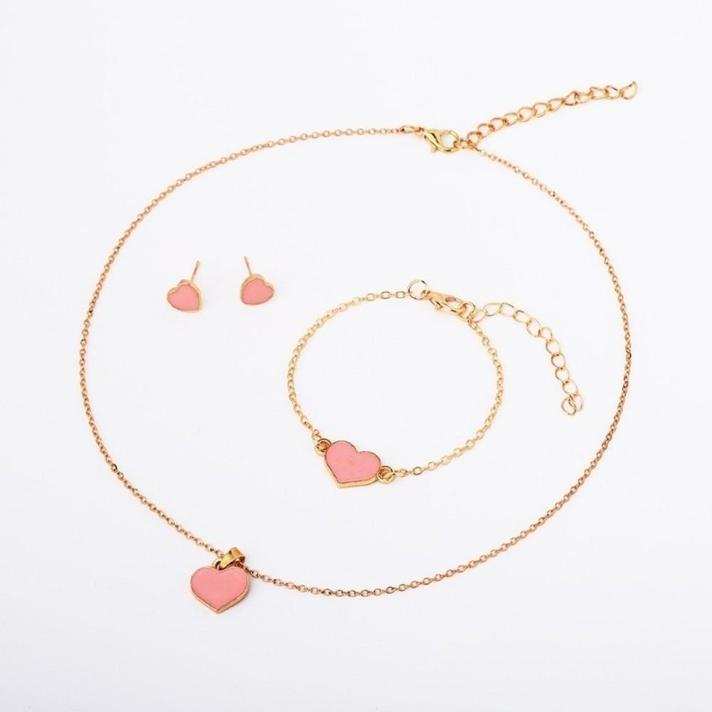 Minimalist Butterfly Jewelry Set Dripping Oil French Bracelets Earrings Set Gift Giving
