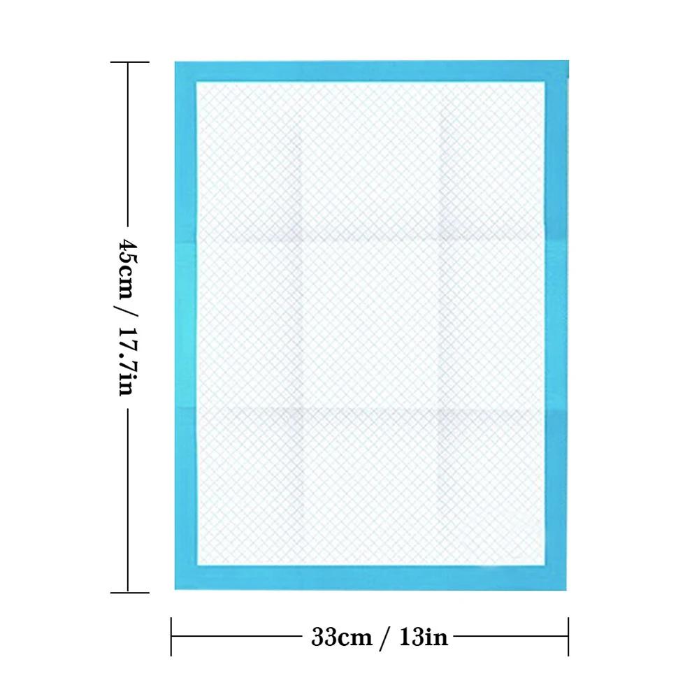 120 шт. 33*45 см супер впитывающий одноразовый подгузник для собак и кошек, дезодорант для щенков, подгузник для мочи домашних животных, коврик для кошачьего туалета, туалетные товары для собак