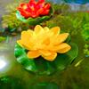 7 шт./комплект Искусственный Лотос 10 см Искусственное Растение Лотоса Реалистичный Плавающий Лотос Случайный Цвет Цветок Лотоса Аквариум