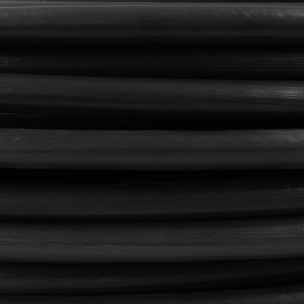 200m DRAHTSEIL in PVC 1/2mm SCHWARZ verzinkt Stahlseil Seil Draht Stahl