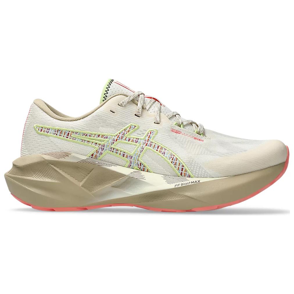 New Asics NOVABLAST 5 Anti Slip Wear Resistant Low Top Running Shoes Women's Beige 1012B809-700