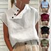 Celmia Women Summer Blouses 2023 Fashion Cotton Linen Blusas Lightweight White Shirt Casual Chic Tunic