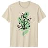 Minimalist Abstract Tree Nature T-Shirt Botanical Art Nature Birthday Gift