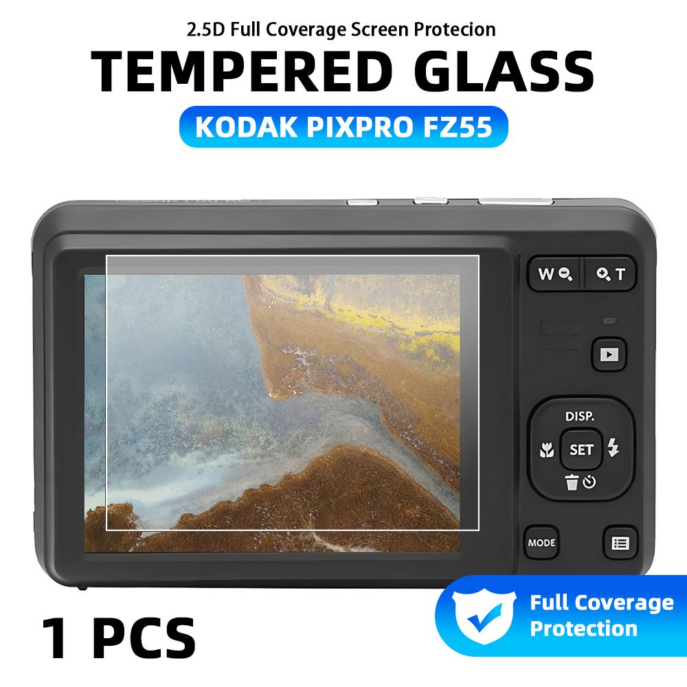 Закаленное стекло 9H для KODAK PIXPRO FZ55, Защитная пленка для экрана, HD, Прозрачная, Прочная, Защита от царапин, Аксессуары для камеры