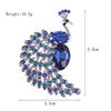 Peacock Brooches Pins Jewelry Banquet Christmas Gifts Accessories