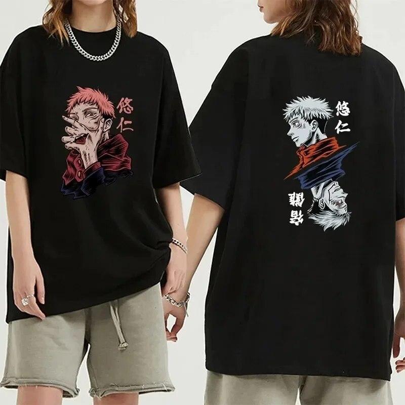 Funny Satoru Gojo Jujutsu Kaisen Tshirt Summer Unisex Oversized Short Sleeve Casual T Shirt Soft Size XS-4XL Unisex