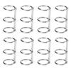 Binder Rings Reusable 3 Hole Electroplated Metal DIY Hand Account Paper Loose Leaf Binding