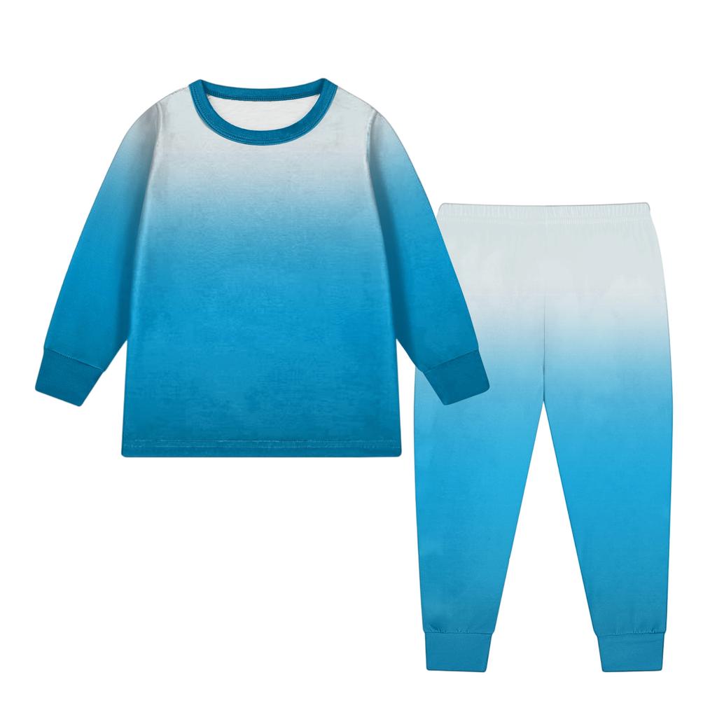 Детский модный костюм юбка топ с круглым вырезом и длинными рукавами брюки