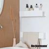Белая полка для ванной Heckermann 40 см