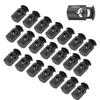 300Pcs Single Hole Spring Cord Locks Nylon Rope Buckle Luggage Clothing AccessoriesLarge