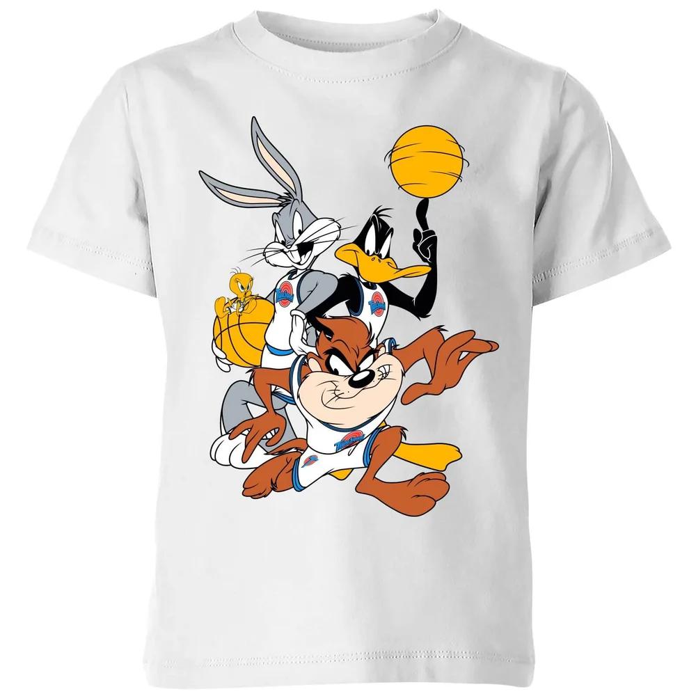 Space Jam Group Shot Kids' T-Shirt - White - 3-4 Years