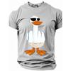 3D Duck Print Men's T-shirt Summer Daily Casual Men Loose Comfortable Short Sleeve Outdoor Street Men Sports Short Sleeve Top