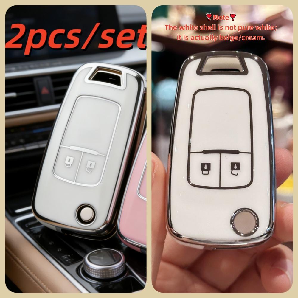 2 шт. Чехлы для корпуса автомобильного ключа Для Chevrolet Cruze Spark Orlando Malibu Для Opel Vauxhall Astra J Corsa D E Zafira Mokka