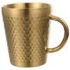 300Ml Coffee Mug Metal Drinking Cup Creative Design For Breakfast Tea Milk Hot Cocoa Non-Slip Base Multifunctional Mug