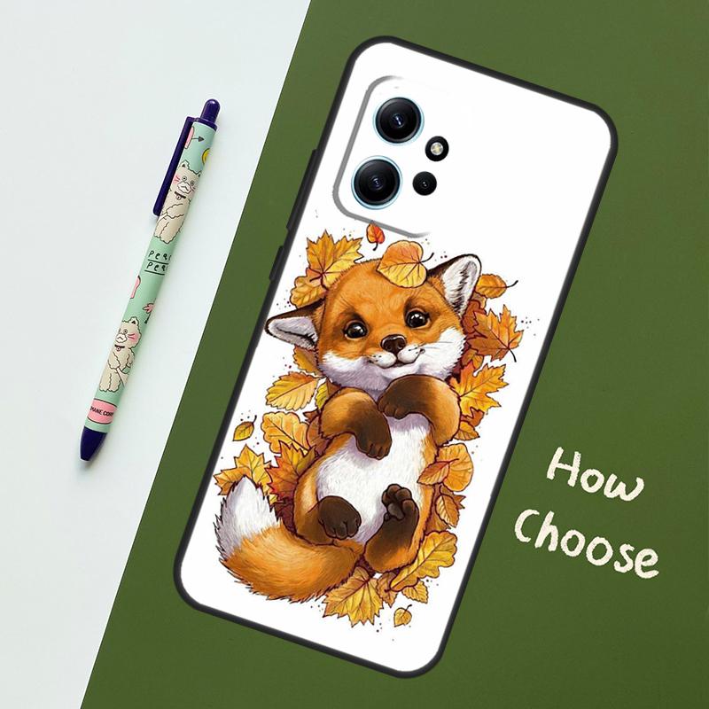 Осенние Листья Падающий Лис Чехол Для Xiaomi Redmi Note 15 Pro Plus 14 13 10 11 12 Чехол Для Redmi 15C 15 13C 12C 14C 10C