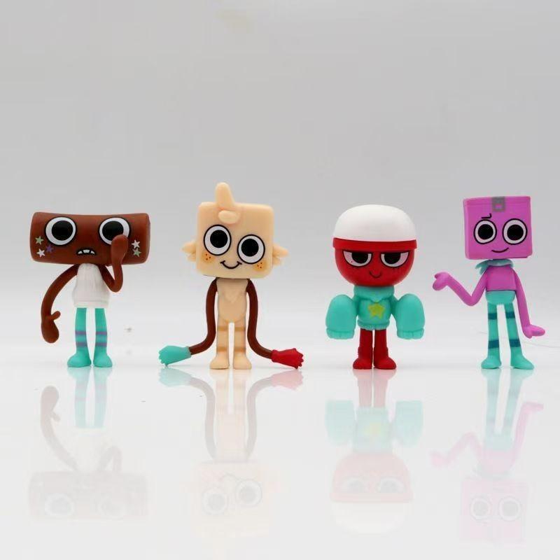 World Cute Dandys Pvc Doll Figurine Set Of 8 Anime Character Perfect Home Decor