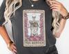 Tarot Reader Skeleton Comfort Colors T-Shirt, Witchy Halloween Shirt