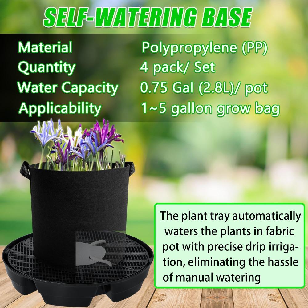 4 шт. Автополив Поддон для капель растений Передвижные горшки Уличные поддоны для растений Новые горшки для помещений Теплица