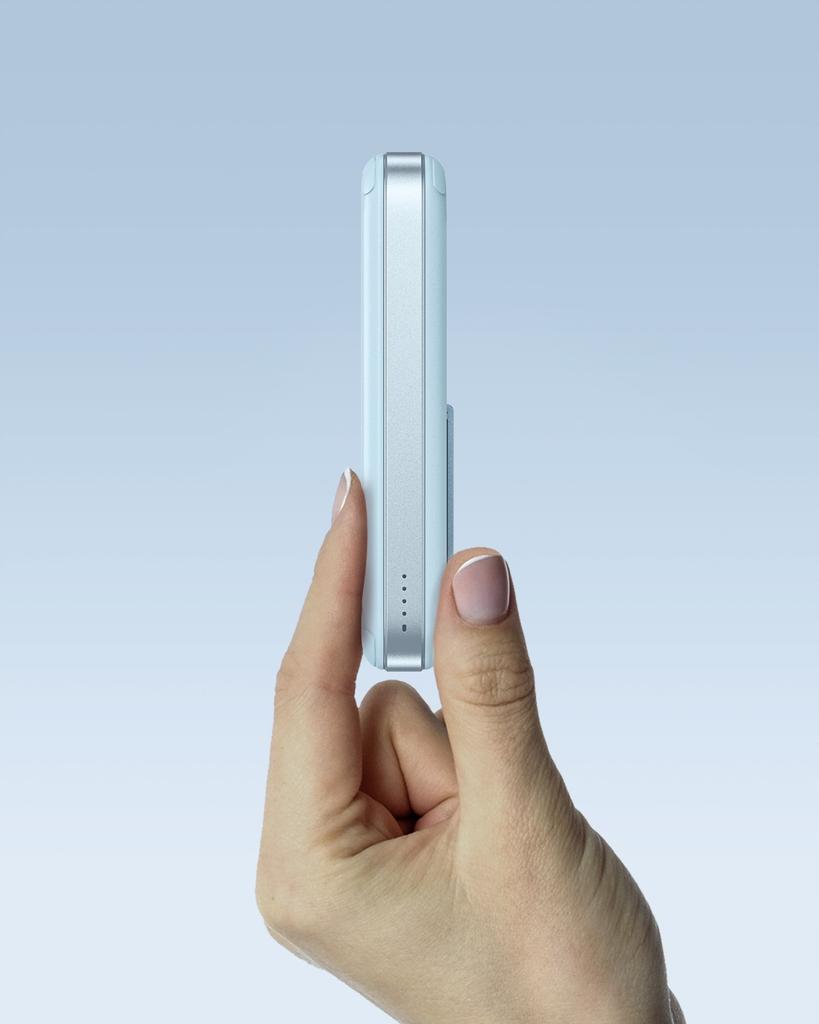 Innostyle Powerswitch Пауэрбанк с быстрой индукционной зарядкой для Magsafe 10000 мАч Подставка Синий