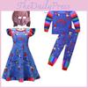 Childs Cosplay Play Costume Dress Pajama Set Halloween Party Home Wear Fashion