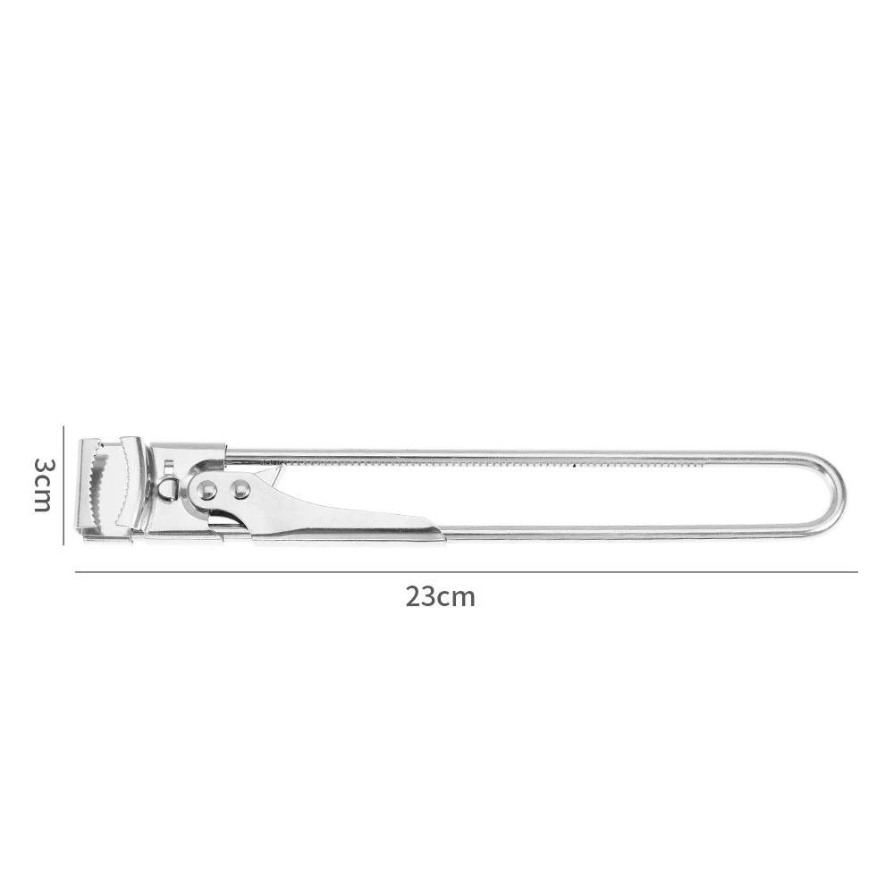 Stainless Steel Adjustable Jar & Bottle Opener- Multi-Functional Kitchen Tool with Ergonomic Grip for Easy Opening of Jars, Cans