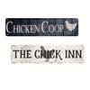 Металлический знак Chick Inn, металлический алюминиевый знак Chicken Coop, винтажные знаки, алюминиевый знак для кухни, дома, сада, настенного бара, кафе, декора