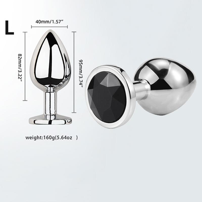 Мини Анальная пробка Игрушки для взрослых Для мужчин Женщин Анальная пробка Металл Эротика Интимная Эротика Секс-игрушки Пары Товары для взрослых XXS XS SML