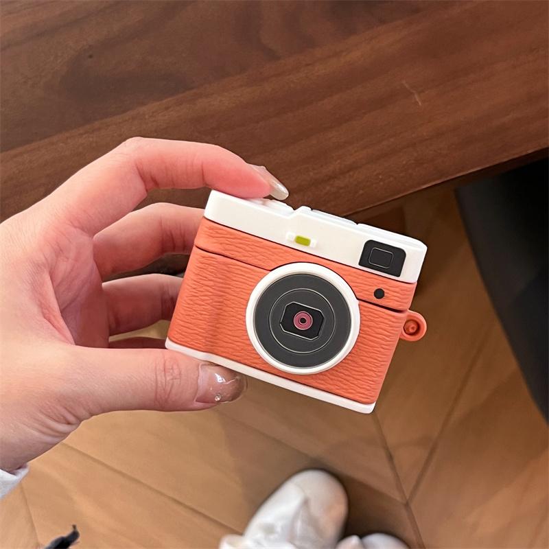 3D Чехол для наушников-камеры для AirPods 4 2024 Силиконовый чехол для наушников для AirPods Pro 2 Зарядный чехол для AirPods 3 2 1