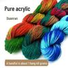 Fuyi Dyed Wool Acrylic Cotton Shoe Line for Hand-Woven Crafts