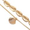 Women Gifts Golden Silver Multilayer Shell Necklace Cowry Seashell Pendant Bohemian Beach Jewelry