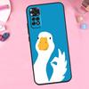 Мультяшный милый гусь Для Xiaomi Redmi Note 14 13 Pro 9 10 11 12 Pro 11S 12S Чехол для телефона Для Redmi 13C 12C 10C 14C